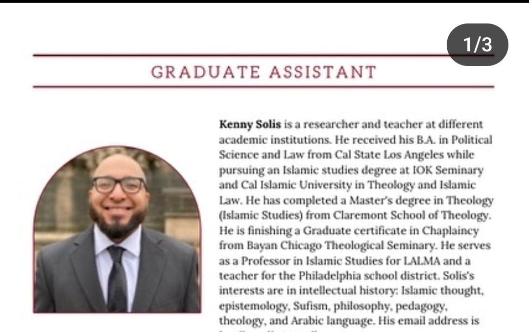 Graduate Assistant - Kenny Solis